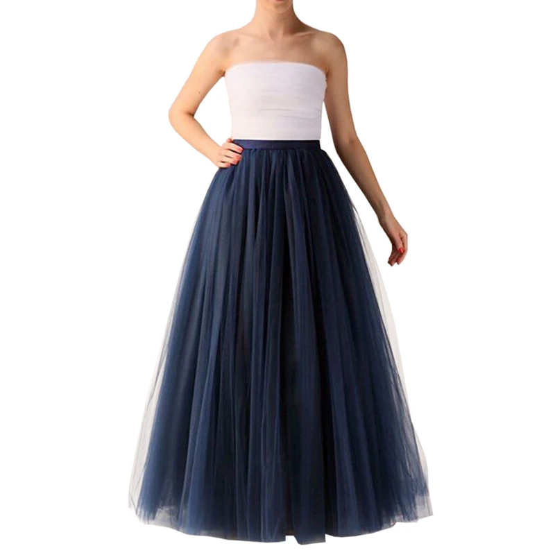 Tulle Skirt Prom Gown 