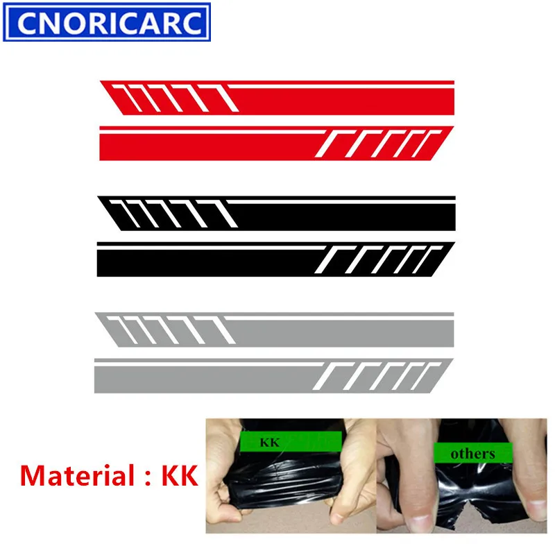 CNORICARC спортивный стиль автомобиля боковая юбка наклейка тела Модифицированная индивидуальная Виниловая наклейка для Mercedes-Benz g-класс G500 G55 W463