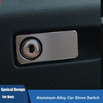 

YUNC Aluminum AMG Styling Car Glove switch decoration For Mercedes-Benz E Glass GLK CLS E180 200 260 320L