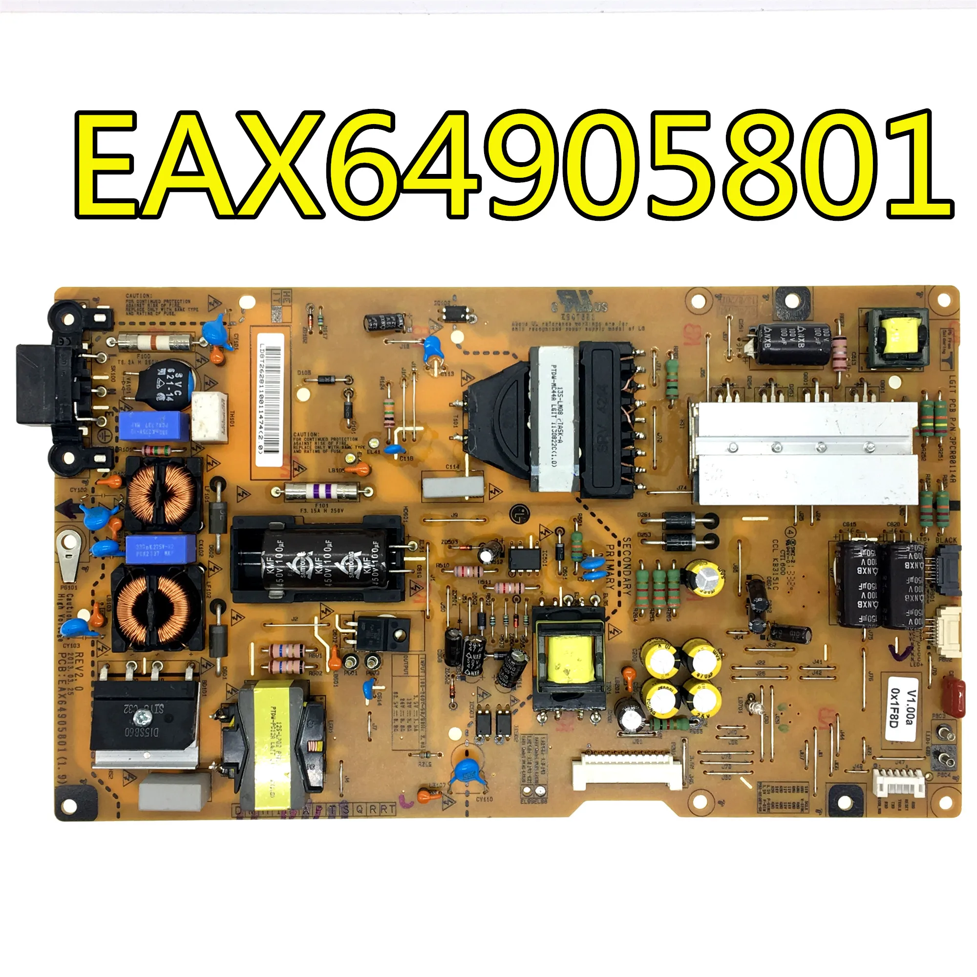 Оригинальный 100% тест для LG 55LA6500-CA 55LA6800 плата питания LGP55-13LPB EAX64905801 | Электроника