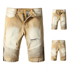 Стиль, Лидер продаж, модные мужские джинсы на молнии, прямые джинсы в винтажном стиле высокого качества, удобные