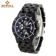 2018 BEWELL Wood Mens women Watches Top Brand Luxury Designer Military Watch Quartz Analog Sport Wristwatch relogio masculino
