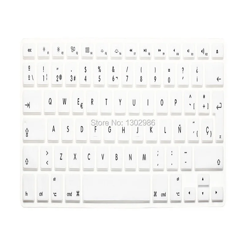 Чехол с испанской клавиатурой для Macbook Air Pro Retina 11 &quot13&quot 15 &quot17&quot Защитная пленка