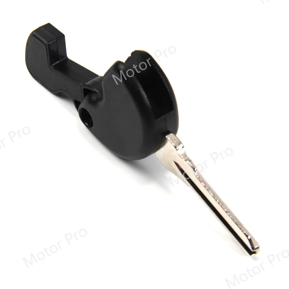

Uncut Blade Blank Key For Piaggio MP3 500 Motorcycle Replacement Accessories With Logo Red BLACK