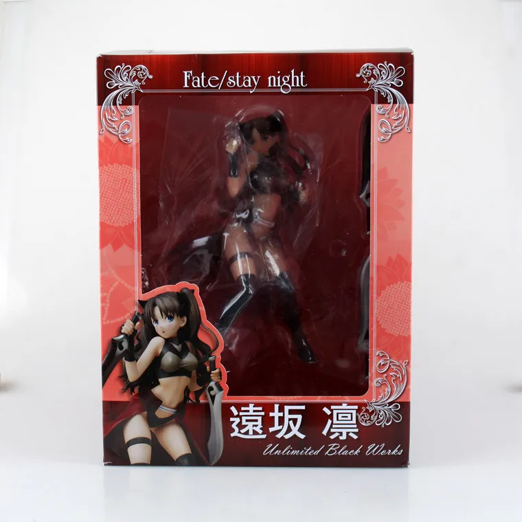 Обновление ноября года,, персонажи аниме Fate/stay night Tohsaka Rin, фигурка героя Fate zero sexy girl Rin Tosaka, игрушки KC0112 - Цвет: with box