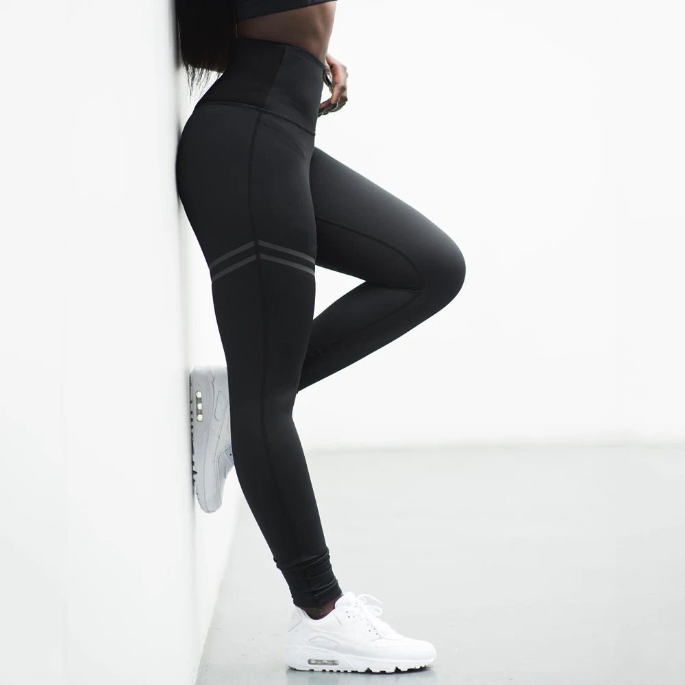 LA Gear Femme Yoga Pantalon Stretch Imprimé Extensible 