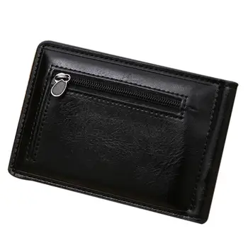 

Wallets Men 2020 Fashion Mens Wallet Money Pockets Purse Mini Zipper Leather Credit Card ID Coin Holder Wallet carteras mujer
