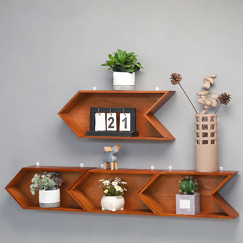 

Wooden Wall Shelf Wall Mounted Storage Rack Organization For Bedroom Kitchen Home Decor Kid Room DIY Wall Decoration Holder