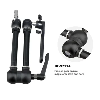 

DF DSLR Camera Stabilizer Gimbal Accessories Adjustable Articulating Magic Arm for Microphone Camcorder LCD Monitor LED Light