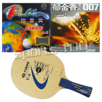

Pro Combo Racket Galaxy YINHE Y-4 with Palio CJ8000 2-Side Loop and Kokutaku 007-II Long Shakehand FL
