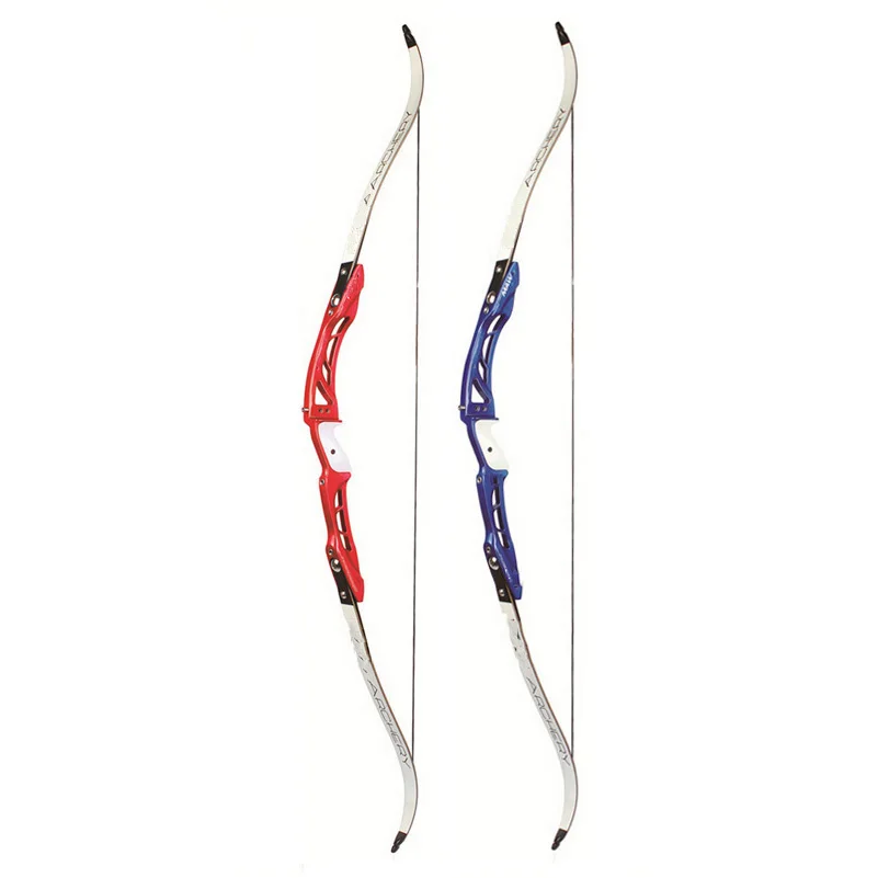 

2 Color 18-32 Lbs 68 Inches F165 Recurve Bow Aluminum Alloy Handle and Maple Limbs for Right Hand Archery Hunting Shooting