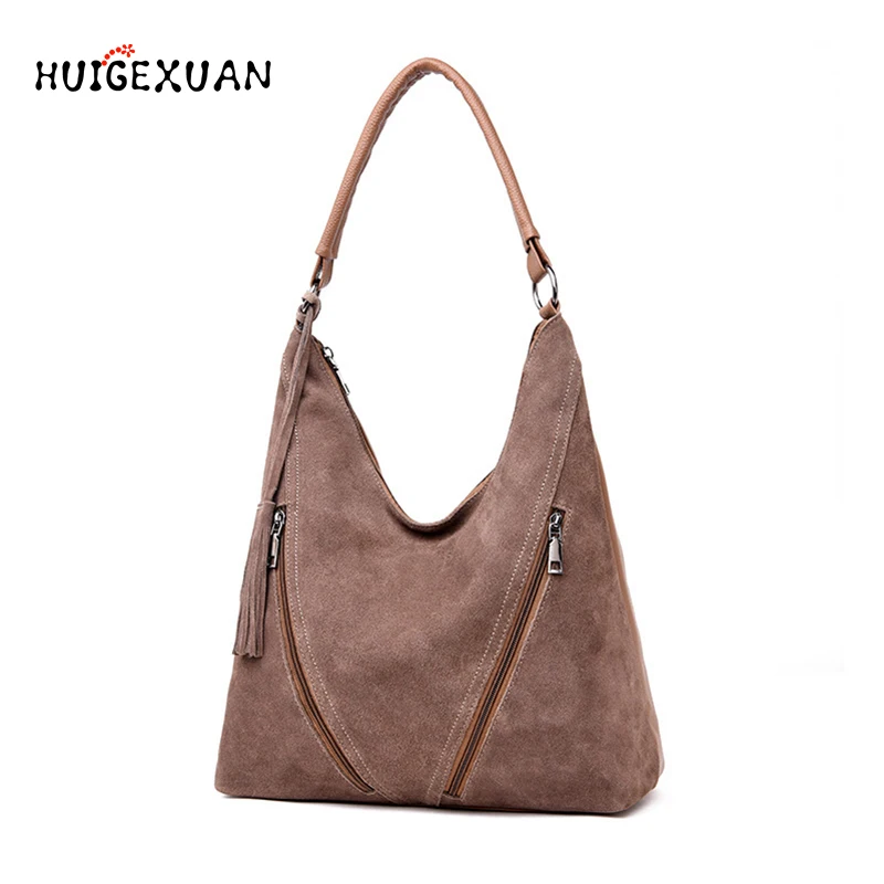 

2019 New Arrival Ladies Hand Bag Women's 100% Buckskin Handbag Leather Casual Tote Bag Bolsas Femininas Female Shoulder Bags