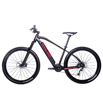 

27.5inch ebike Mid-motor long-range travel electric mountain bicycle oil brake air pressure shock-absorbing mountain EMTB