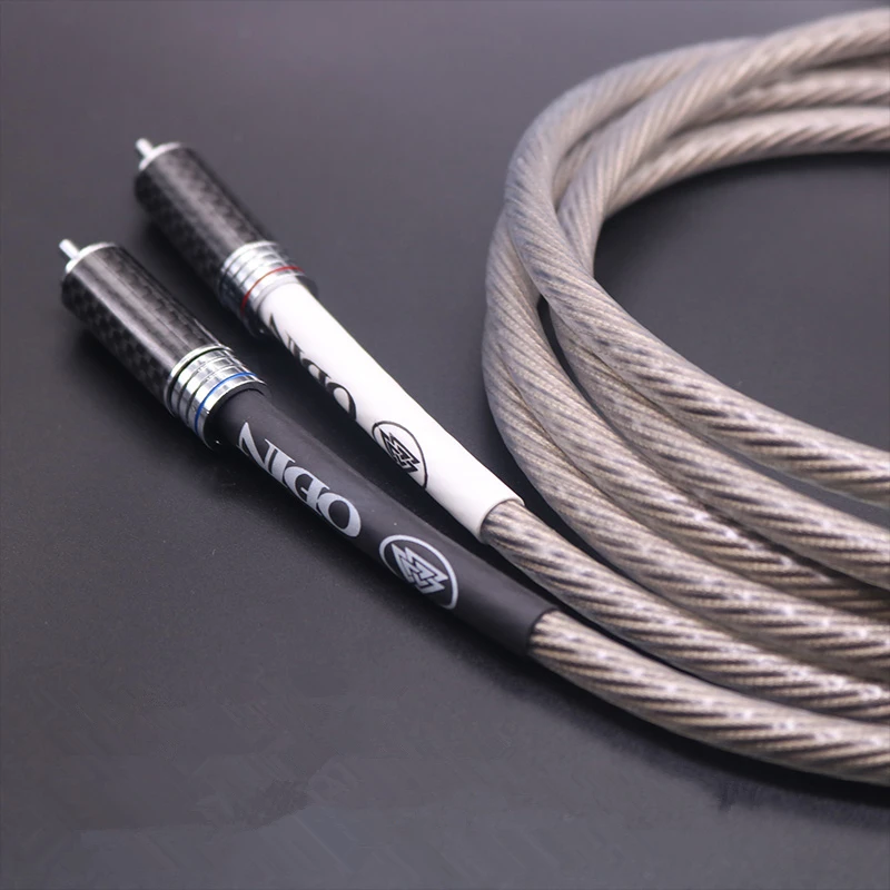 1 пара Nordost Odin Supreme ссылка интерсоединение RCA аудио кабель с углеродным волокном