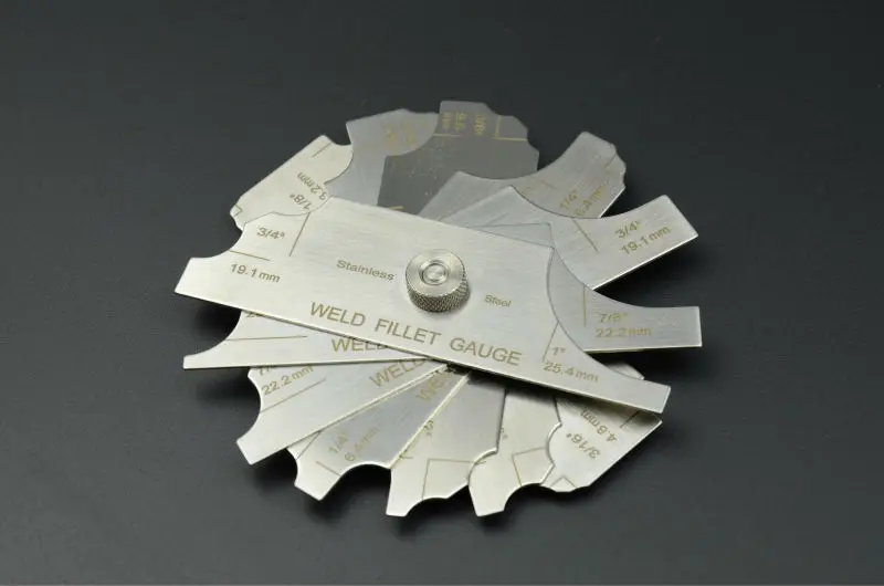 New Hot MG 11 Cam type weld gauge Fillet Type Master Weld Gauge Weld fillet gage Fillet Gagein