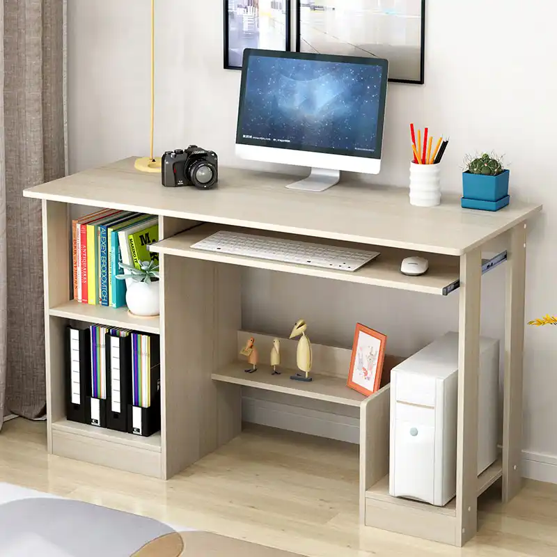 Escritorio para computadora, escritorio de oficina moderno sencillo