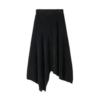 

Pencil Skirt Special Offer Faldas Lolita Europe And America 2019 New Style Women's Pleated Irregular Gentle High Waist Skirt