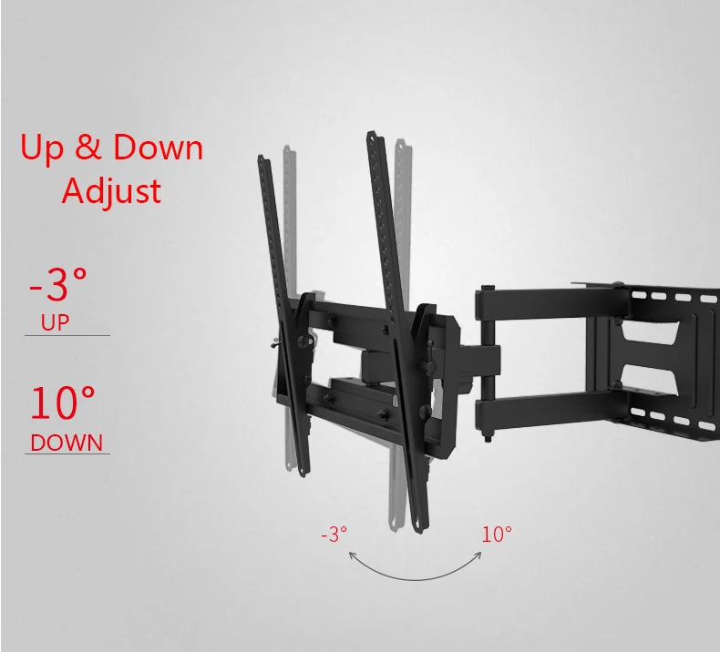 Полное движение 23-6" lcd tv настенное крепление складной кронштейн для монитора поворотный держатель Soporte tv Pared выдвижной Vesa крепление для телевизора Beugel