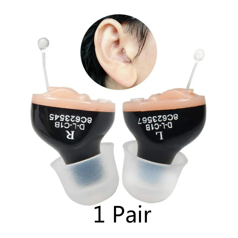 B01 1 Pair Invisible Digital Hearing aid inner Ear Adjustable Wireless Mini CIC Hearing Aids