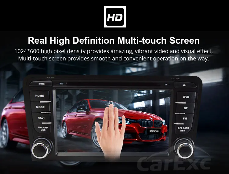Best Android 9.0 Octa Core 7 Inch Car DVD Player Stereo System For Audi A3 S3 With 3G WIFI Canbus Radio FM AM Radio GPS Navigation 12
