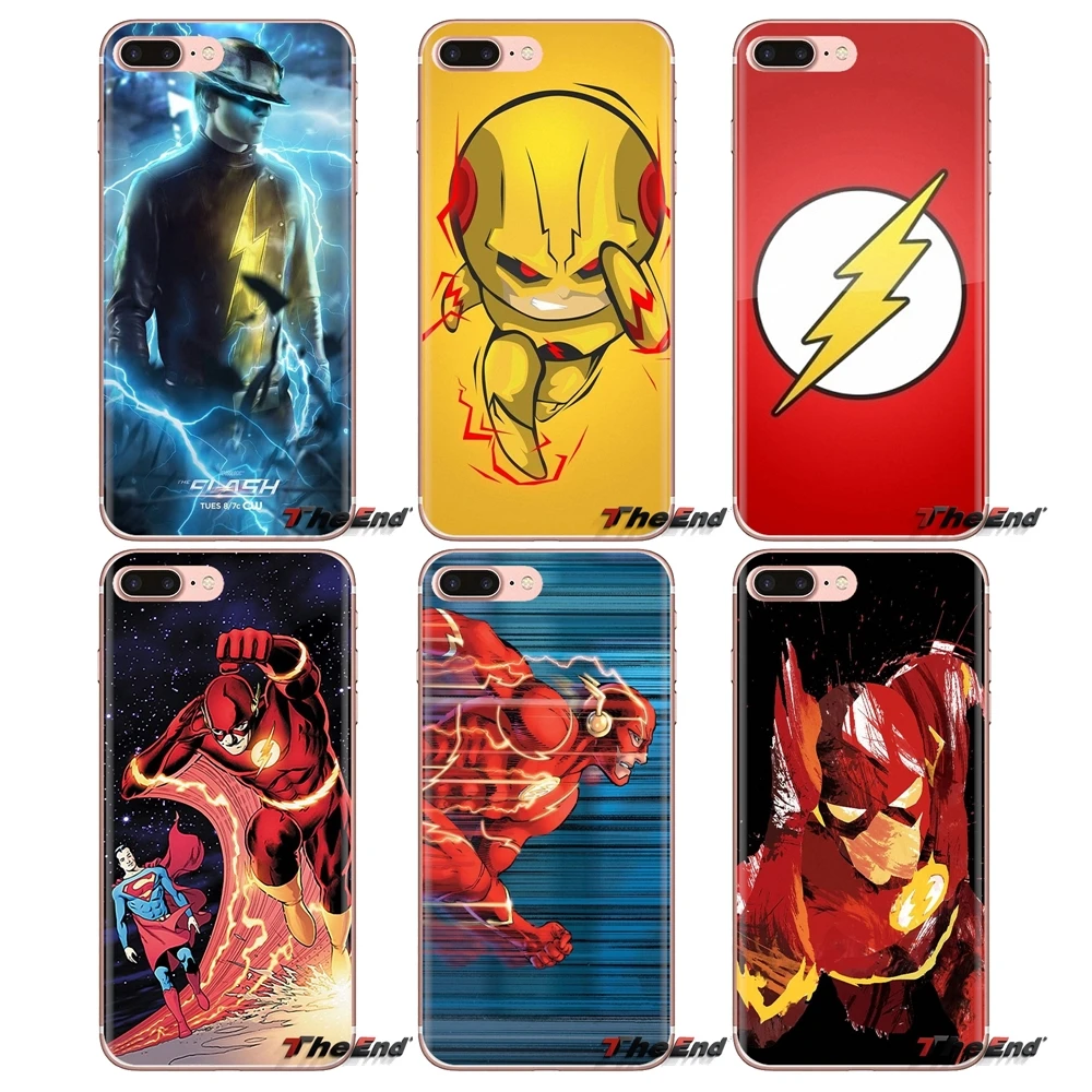 Чехол для телефона из силикона с логотипом flash man чехол iPod Touch Apple iPhone 4 4S 5 5S SE 5C 6 6S 7 8