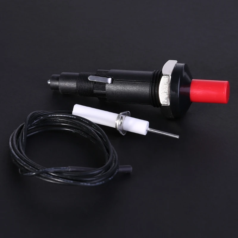 

1 pc Piezo Spark Ignition Set With Cable 1000mm Long Push Button Kitchen Lighters