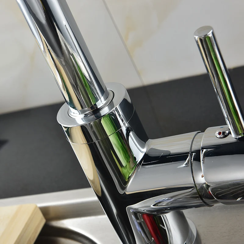 Fapully High Quality Brass Chrome Kitchen Water Purifier Faucet Mixers Sink Tap Cold and Hot Rotatable Sink Faucets 575-33C Fapully High Quality Brass Chrome Kitchen Water Purifier Faucet Mixers Sink Tap Cold and Hot Rotatable Sink Faucets 575-33C