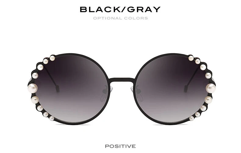 Летние модные женские очки ретро круглые бусины Декоративные Солнцезащитные очки пляжные вечерние стразы роскошные солнцезащитные очки UV400