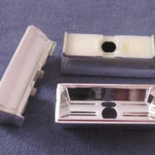 LJXE-40 Высокое качество светодиодные уличные фонари отражатель чашки, размер: 40X16X13,3 мм, угол: 80*100, чистая поверхность, алюминиевое покрытие, ПК