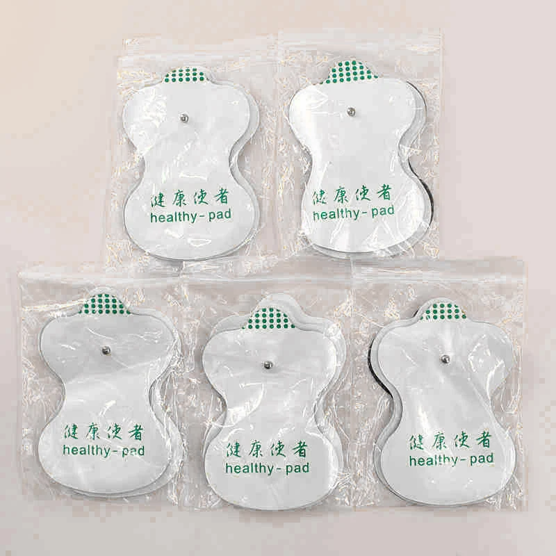 Protable 10PCS White Electrode Pads Digital For Tens Acupuncture Digital Therapy Machine Massager Pad Medium Frequency