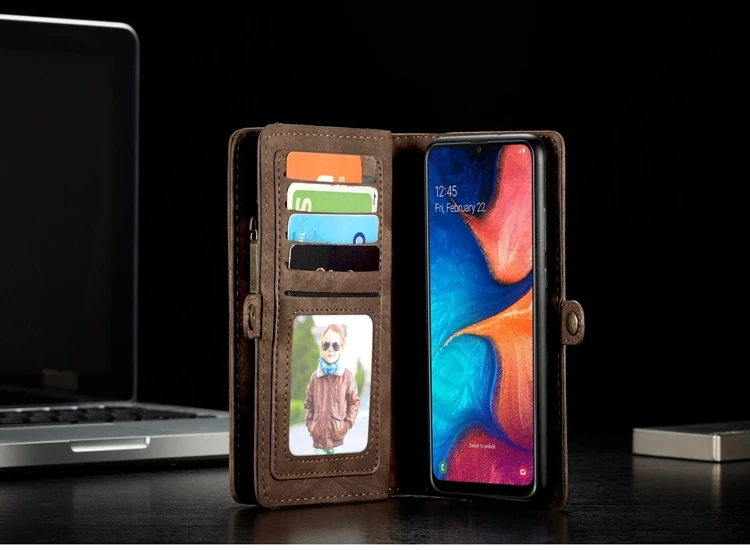 Кожаный чехол-бумажник для samsung Galaxy A20 A30, чехол для телефона, чехол для samsung Galaxy A20 A205F A205 A 20 SM-A205F чехол
