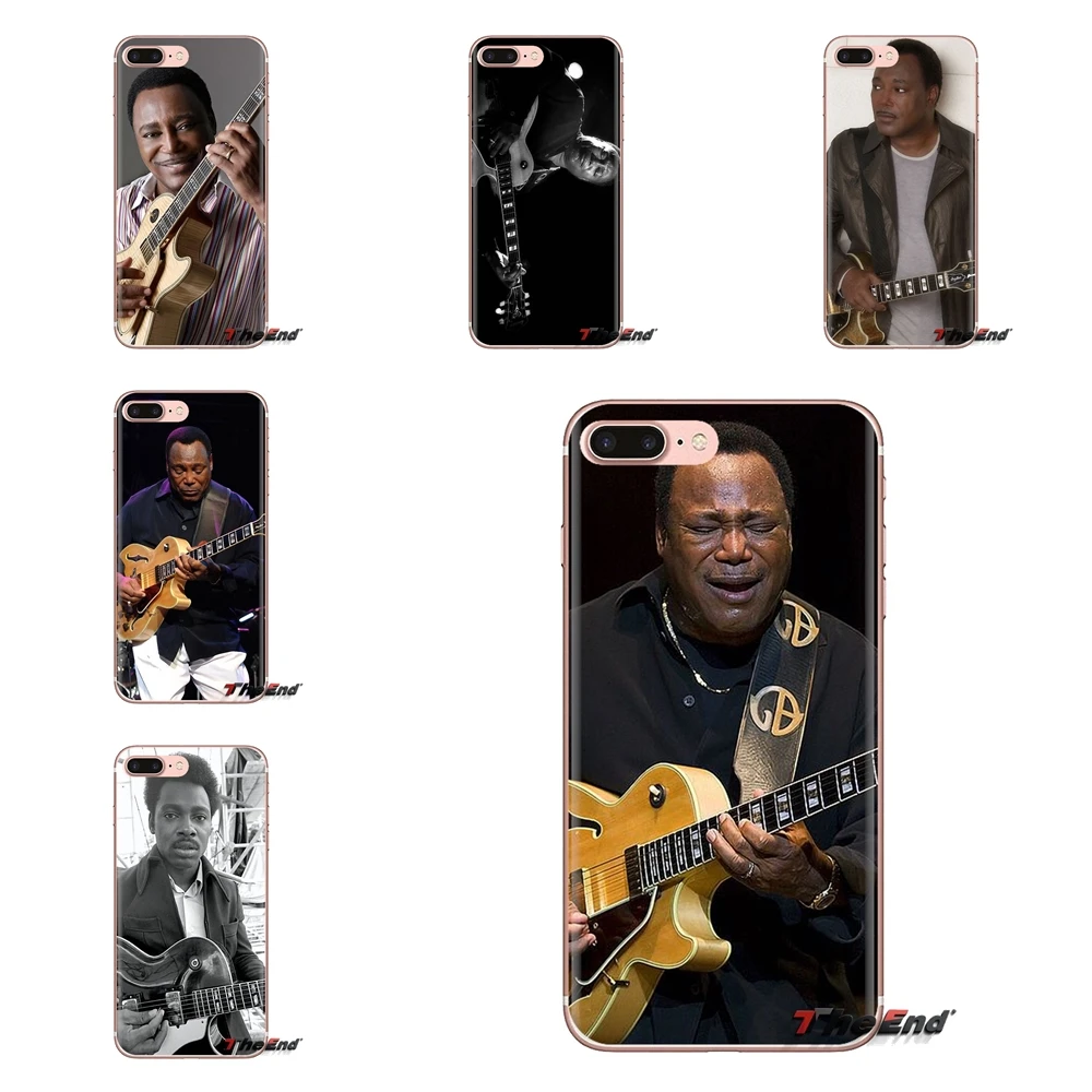 

For iPod Touch Apple iPhone 4 4S 5 5S SE 5C 6 6S 7 8 X XR XS Plus MAX George Benson great smooth jazz player Silicone Phone Case