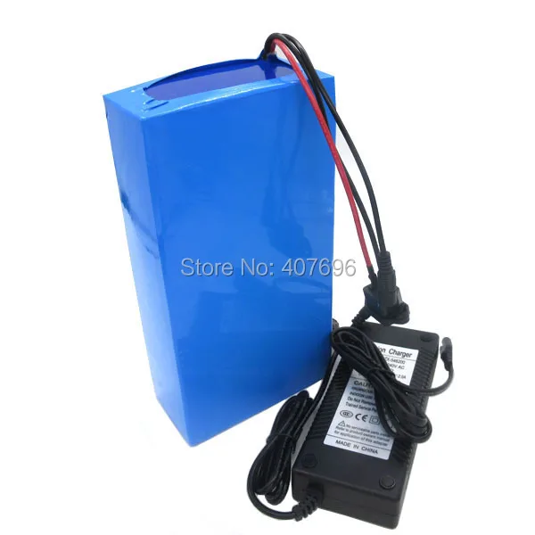 Cheap Rechargeable 500W 48V 15AH battery pack 750W 48 V 15AH ebike e scooter Lithium ion battery 20A BMS 2A Charger Free customs fee 5