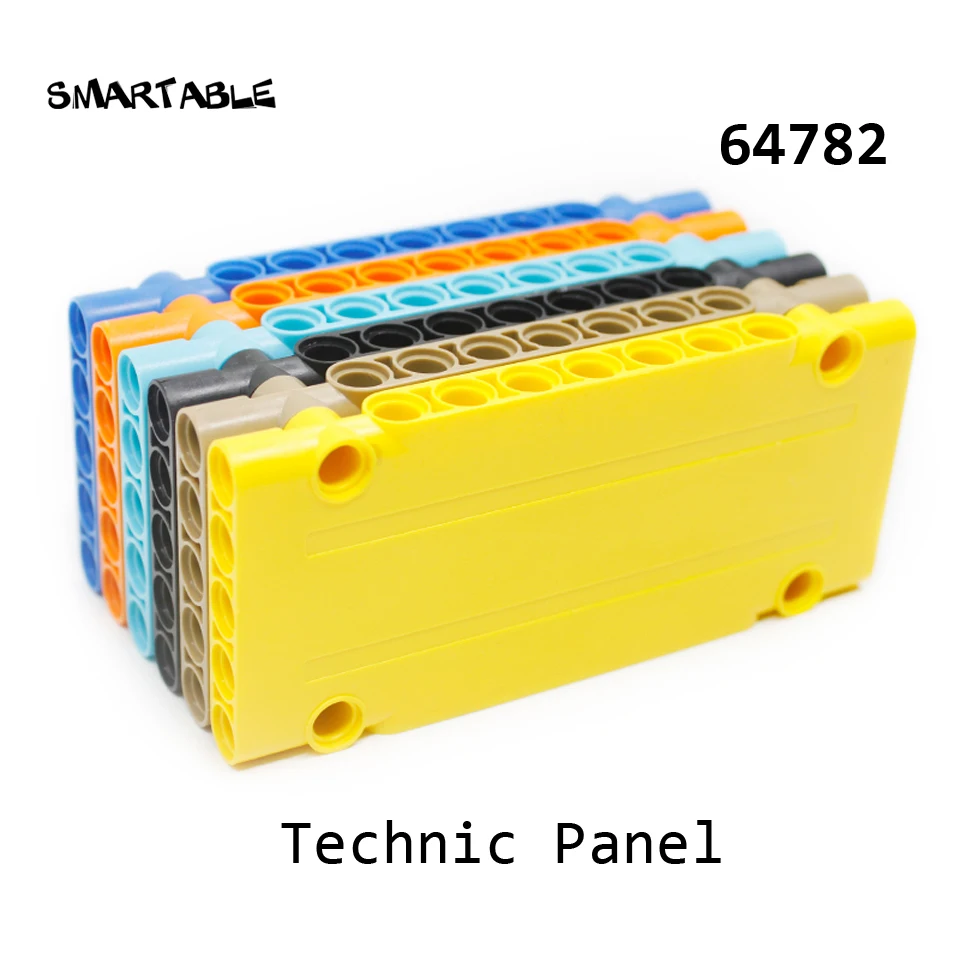 

Smartable Technic Panel 1x5x11 Building Blocks MOC Part STEAM Toys For Kids Ceartive Compatible Technic 64782 5pcs/lot