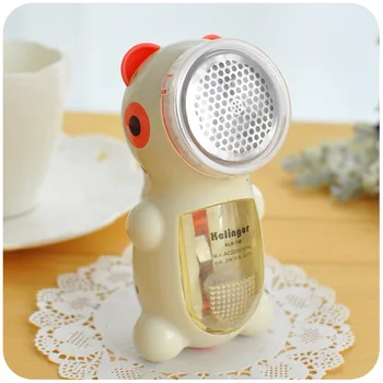 

Bear Shape Lint Remover Charge Fabric Type White and Red Clothes Pellet Ball Clip Machine Shaver Pilling Dehairing Device