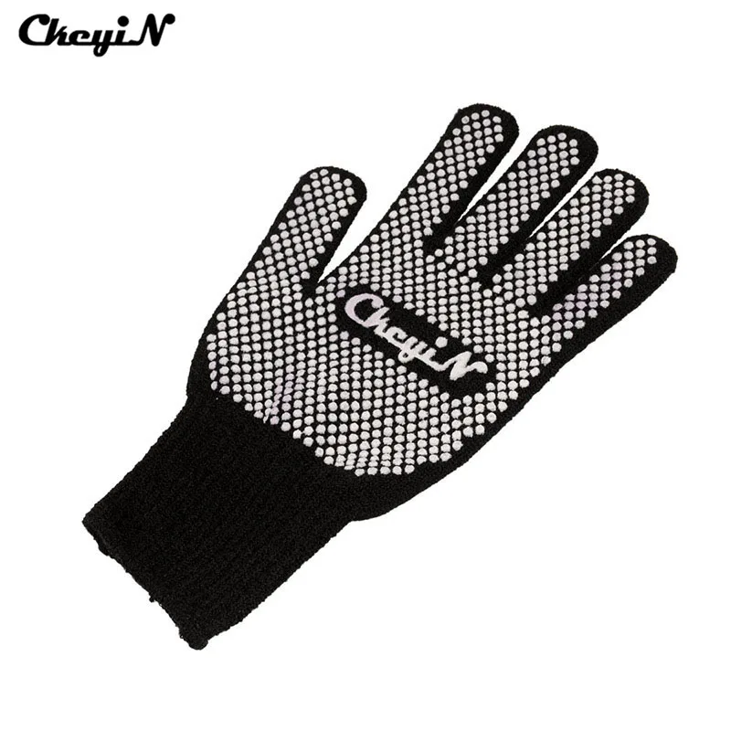 Профессиональная термостойкая перчатка высокотемпературная устойчивая анти-ожога Перчатка из хлопчатобумажной ткани для завивки волос и выпрямителя