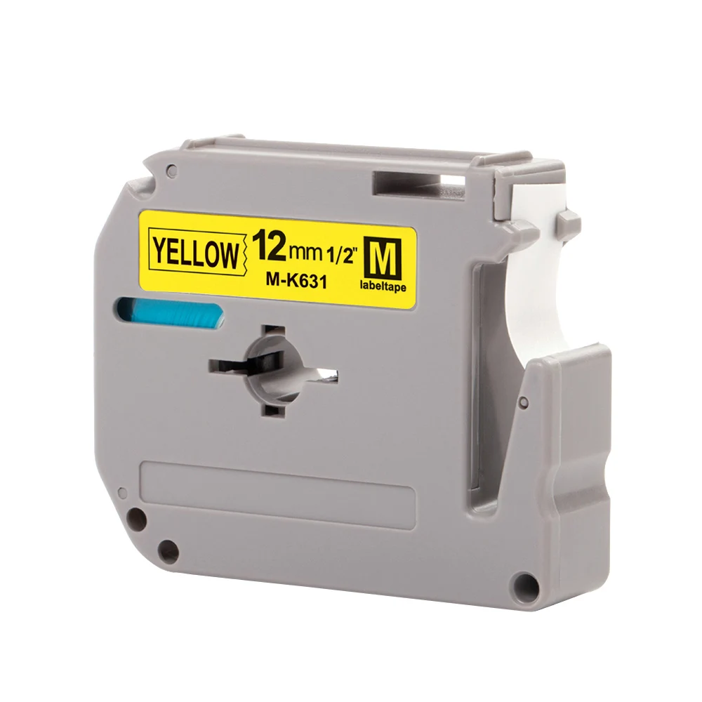 Absonic 12 мм* 8 м M-K131 M-K231 M-K431 M-K531 M-K631 M-K731 запечатанных лент совместимый для брата PT-90 PT-80 PT-65 PT-45 PT-M95 PT-60