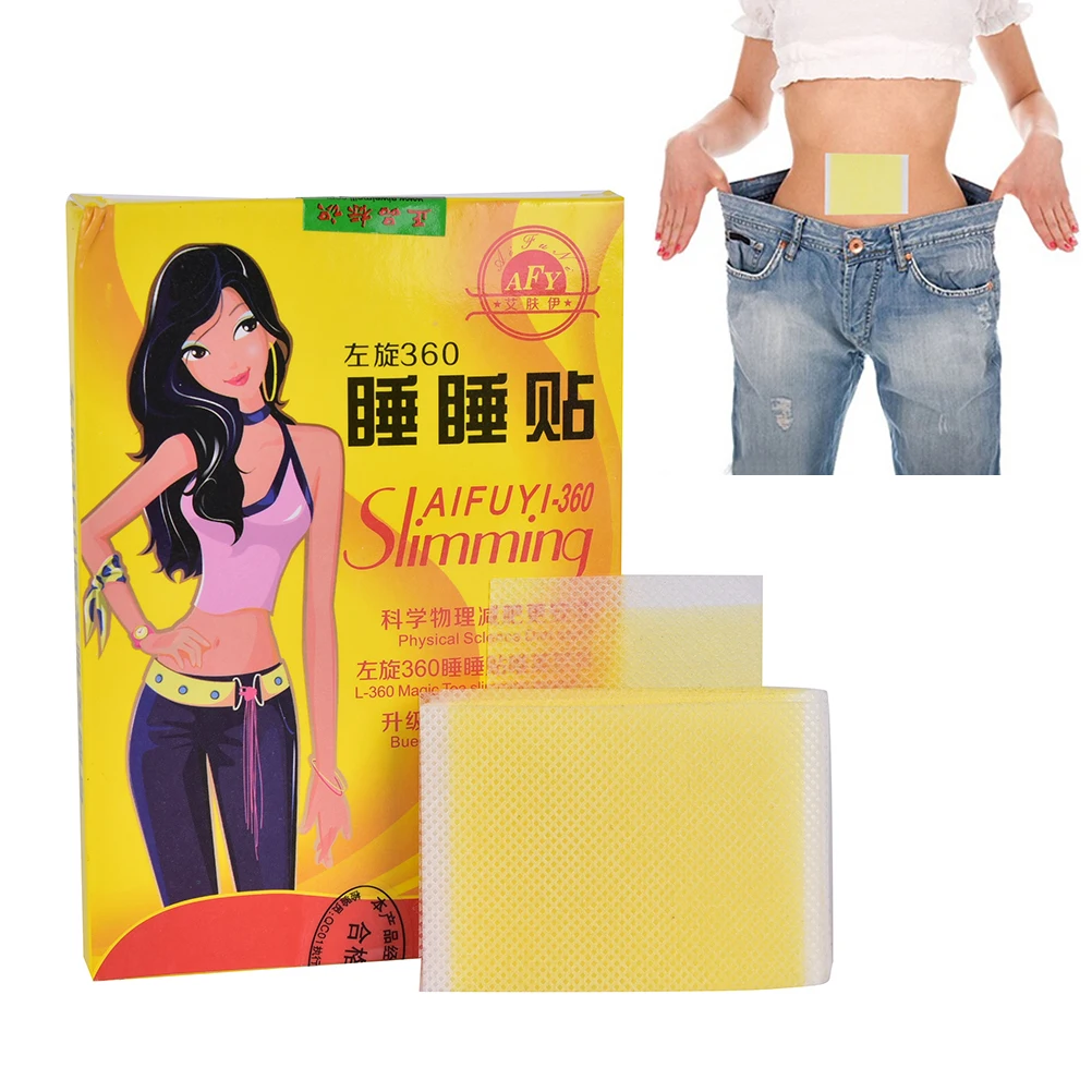 10pcs Useful Weight Lose Paste Navel Slim Patch Sheet Health Slimming Patch Slimming Diet Products Detox Adhesive