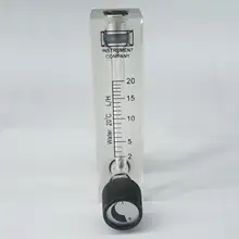 2-20L/ч 4-40L/ч 6-60L/ч 10-100L/ч LZM-6T воды Панель расходомер ротаметр с клапаном M18 мужской G1/4 Женский Давление 0.1Mpa