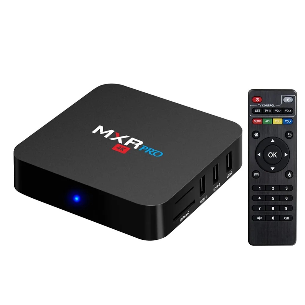 

MXR Pro Android TV Box 7.1 RK3328 Quad Core 4GB RAM 32GB ROM Smart TV Box 4096 X2160 4K UHD 3D HDR10