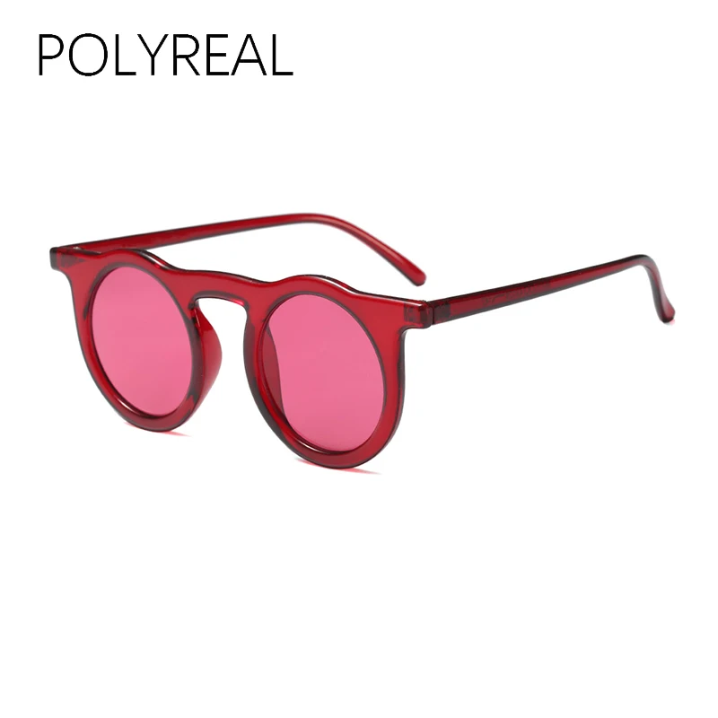 POLYREAL супер Лидер продаж 2018 мода небольшой овальный солнцезащитные очки Для