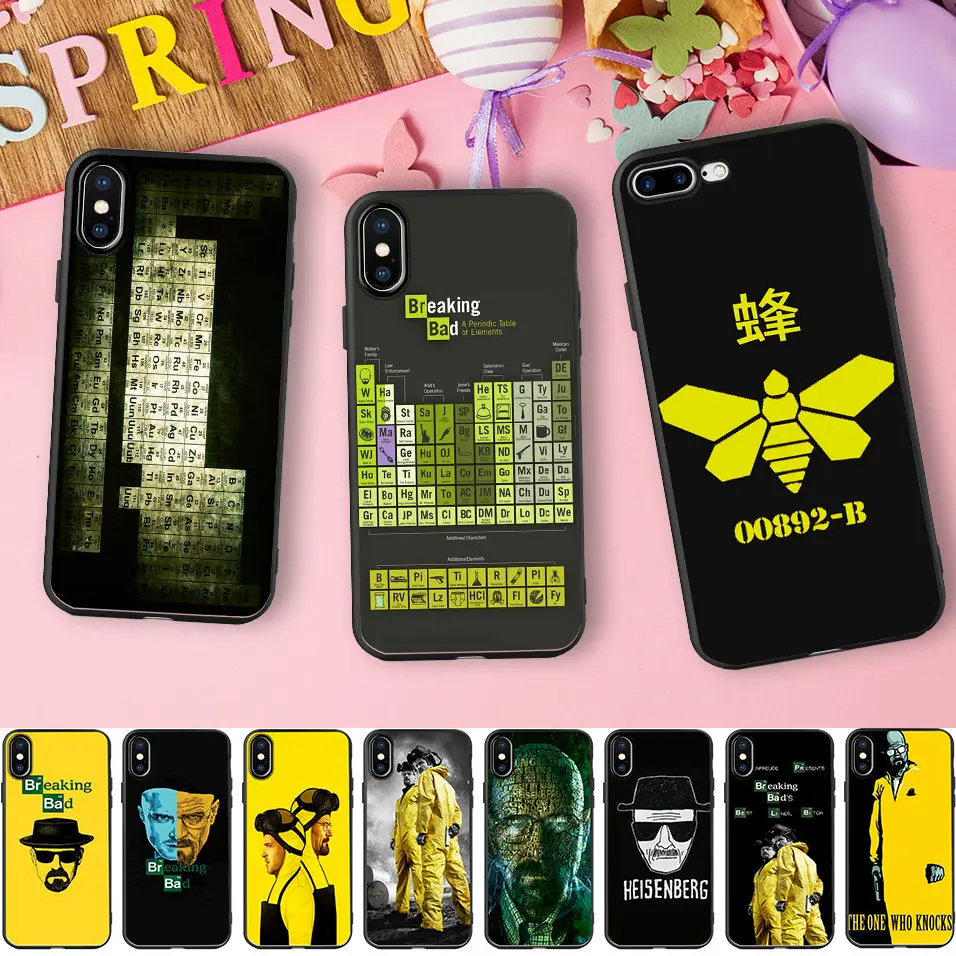 

Breaking Bad Periodically Soft Silicone Phone Case for iPhone X 5 S 5S XR XS Max 6 6S 7 8 Plus Cover Fundas Capinha Coque