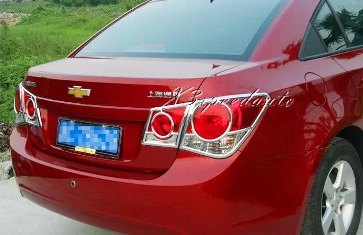 Абсолютно хромированный задний светильник Накладка для Chevrolet Cruze 2009 2010 2011 2012 2013