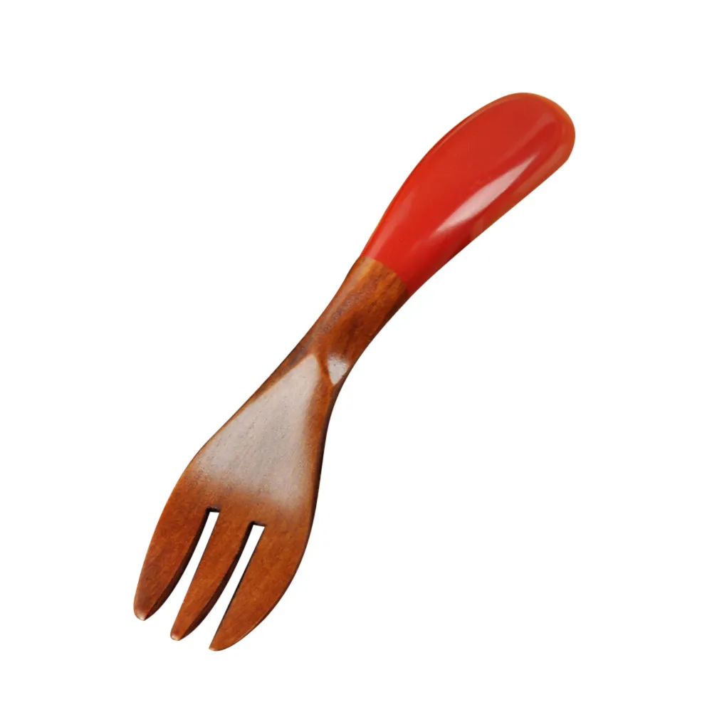 

Wooden Spoon Fork Bamboo Kitchen Cooking Utensil Tools Soup-Teaspoon Tableware set of spoons and forks bamboo skewers