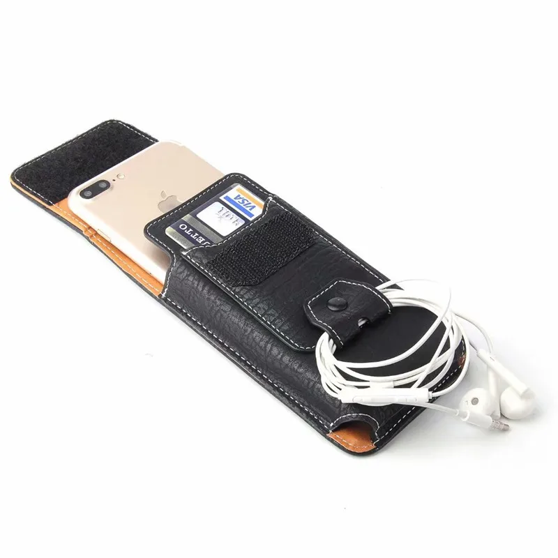 Для samsung Note 10 Plus S10 5G кожаный пояс для сотового телефона с карманами для карт Galaxy A40 A20e A50 A60 M10 M20 M40 A6s