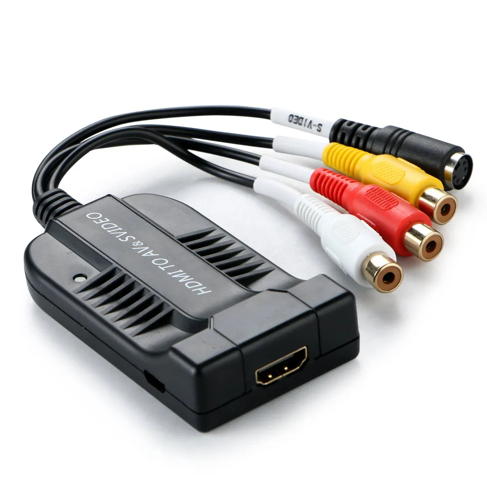 Мини HDMI в AV/CVBS Аудио Видео выход одновременно конвертер W/USB кабель телевизионный