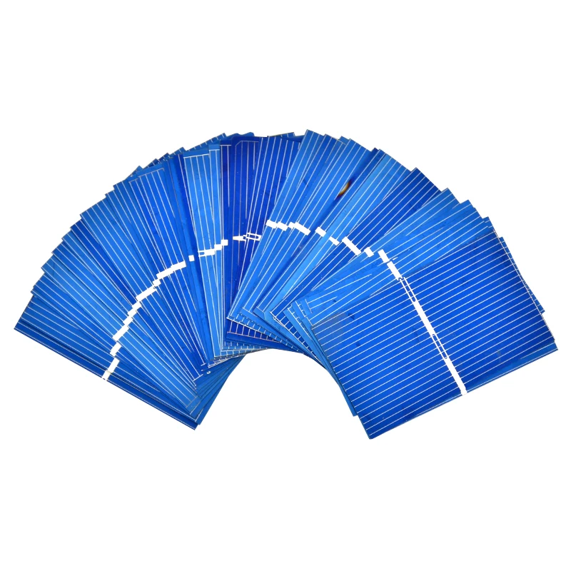 SUNYIMA100pcs 52x31 2mm Солнечная Панель поликристаллический кремний Painel батарея DIY Solars