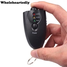 Breathalyzer Led-Flashlight Alcohol-Breath-Tester Meter Keychain Professional Mini Portable