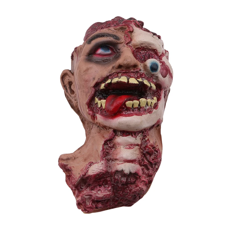 Halloween Decoration And Prop Rubber Horror Scary Human Head Props Zombie | Дом и сад