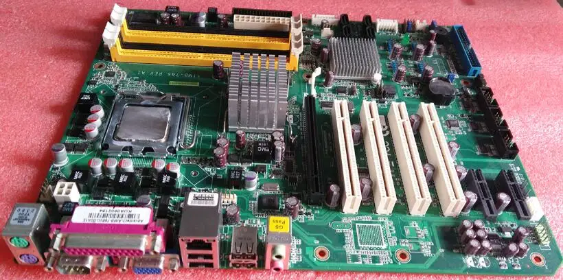 

AIMB-766VG REV.A1 100% Test OK Original IPC Mainboard AIMB-766 Q35 ATX Industrial Motherboard 4*PCI 1*LAN 4*COM With CPU RAM